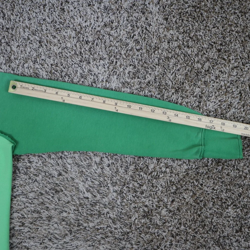 Vintage Y2K Nike Sportswear Full‎ Zip Jacket XS Green Gold Swoosh Fleece